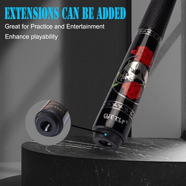 Більярдний кий CUEELF з канадського клена, 13 мм наконечник, вага 553-595 г, для барів, клубів та гри в більярд