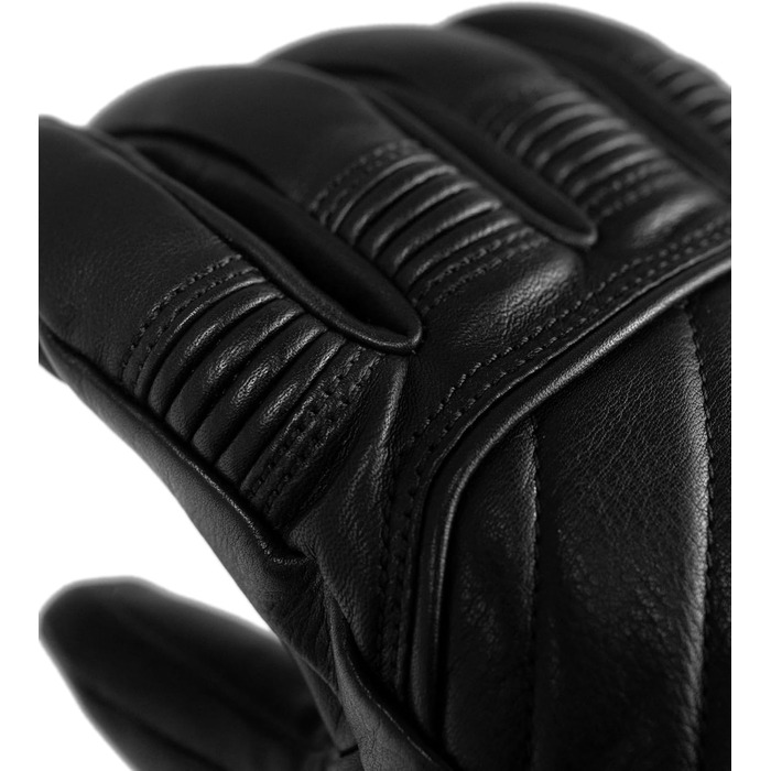 Гірськолижні рукавички Reusch унісекс зі шкіри, посилено утепленням (чорні, розмір 9)