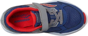 Дитячі кросівки Saucony Cohesion 14 з альтернативною застібкою (26 EU, темно-синій/червоний)