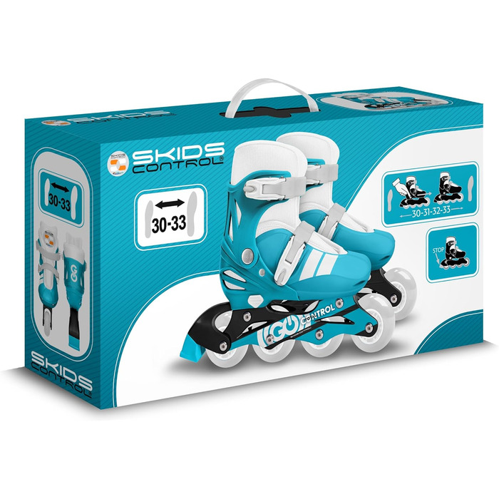 Роликові ковзани Skids Control Mixte 2025, розмір 30-33, синій