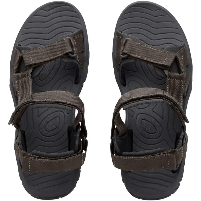 Jack Wolfskin LAKEWOOD RIDE SANDAL M: Чоловічі сандалі для туризму та відпочинку, колір Cold Coffee (47 EU)