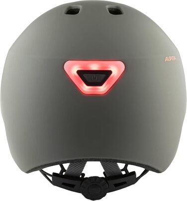 ALPINA BROOKLYN – міський велосипедний шолом з LED-підсвіткою для дорослих, міцний та комфортний
