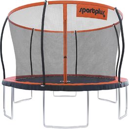 Трамплін SportPlus Outdoor 305/366 см: дитячий та дорослий, з захисним бортиком, сіткою, XL, сертифікат GS