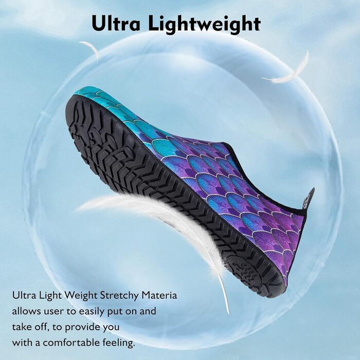 Водні шкарпетки HMIYA для плавання та відпочинку, чоловічі та жіночі, для серфінгу, йоги, тренувань, 42/43 EU, блакитний