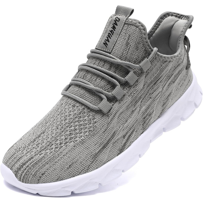 Чоловічі кросівки для бігу, занять спортом та прогулянок. Легкі літні кросівки для залу та вулиці. Розміри 39-49, сірий колір.