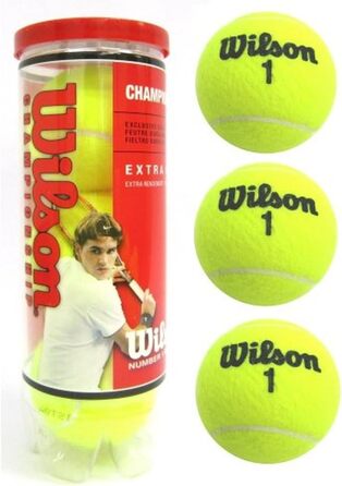 Тенісні м'ячі Wilson Championship Extra Duty XD, жовті, 8 шт. (2 банки по 4 м'ячі)
