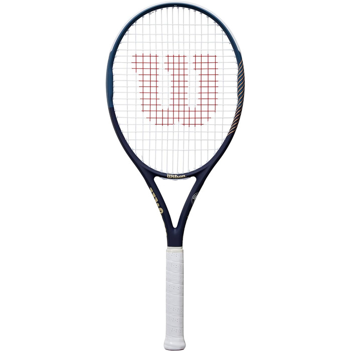 Тенісна ракетка Wilson Blade 101L V9 для дорослих, синьо-біла, розмір 4-1/8