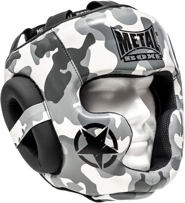 Шолом для боксу METAL BOXE, чорний, захисний шолом для боксерів