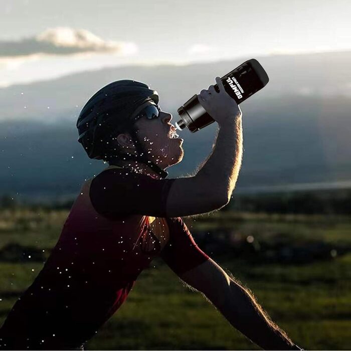 Тримач для напоїв на велосипед GEMFUL з пляшкою 750мл, BPA-free, для MTB, шосе, 4 шт. в упаковці