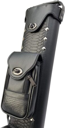 Billardqueue-Koffer Champion Sport Co 2x4 Premium: для київ, 2 насадки, 4 ручки, чорний, з підставкою