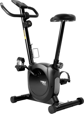 Велотренажер TREX SPORT TX-350MB RIZE, магнітний, 10 рівнів навантаження, пульсометр, 5 висот сидіння, до 120 кг, чорний