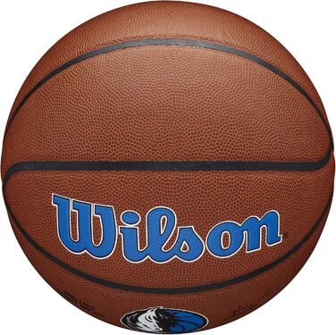 Баскетбольний м'яч Wilson NBA Team Dallas Mavericks, розмір 7, композитний, унісекс-дорослий