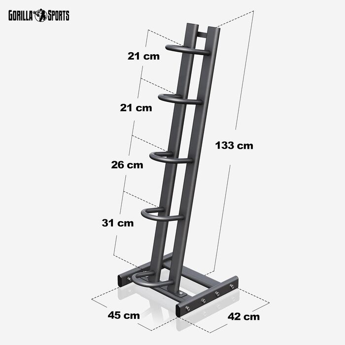 Медичний м'яч GORILLA SPORTS® - окремо/набір, 1-10 кг, з неслизькою поверхнею, гумовий, вибір кольору. Slam Ball, вантажний м'яч, тренувальний м'яч, слямбол (набір 15 кг з підставкою - багато кольорів)