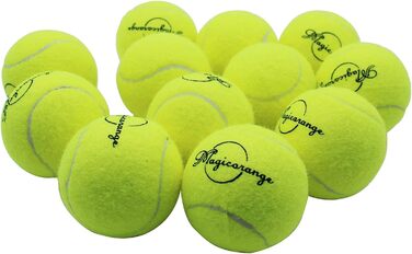 Тенісні м'ячі Magicorange 20 шт. для тренувань і собак, жовті, з сіткою
