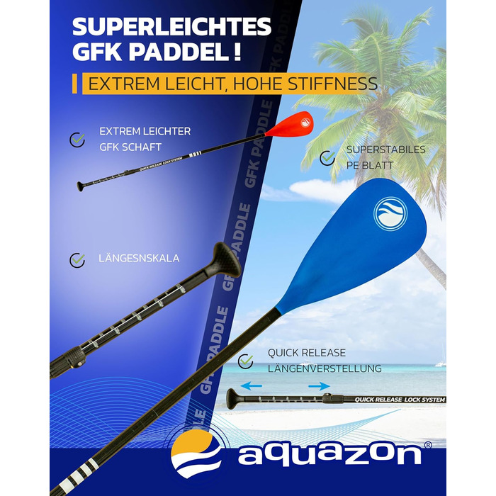 Надувна SUP-дошка Aquazon Glider AIR 345 11'3