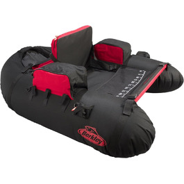 Каное для риболовлі Berkley Belly Boat Pulse XCD - чорно-червоний, 138x108x58 см