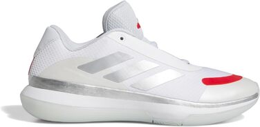 Кросівки баскетбольні adidas Unisex Bb Legends Low (44 EU, Білий/Синій/Рубіновий)
