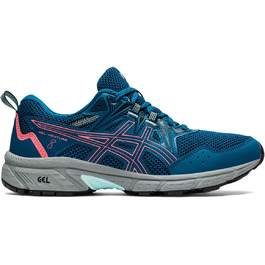 Жіночі кросівки для бігу ASICS Gel-Venture 8, 37.5 EU, кольори Deep Sea Teal та Blazing Coral