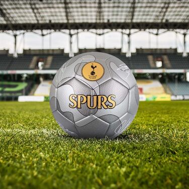 Футбольний м'яч Tottenham F.C. Hy-Pro Silver Camo, офіційна ліцензія, розмір 5, для тренувань і матчів, сувенір для дітей і дорослих