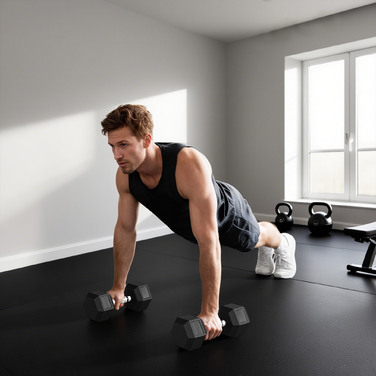 Штанга HOMCOM з рифленим руків'ям, гантеля з чавуну, 1 x 20 кг, гантелі для чоловіків та жінок, гантелі для дому, спортзалу, силових тренувань