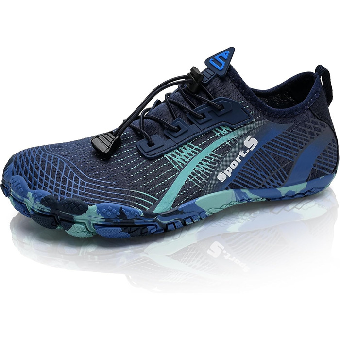 Легкі аквашузи IceUnicorn для фітнесу, пляжу та плавання (36 EU, блакитний)