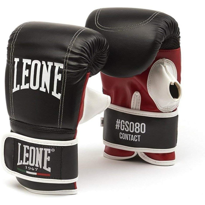 LEONE 1947 контактні рукавички для боксу, чорні, розмір L
