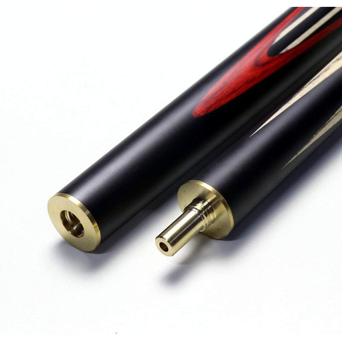 CUESOUL 57' Ручний Більярдний Кігонь з Ебену (Чорне Дерево) з Дизайном Union Jack, CSSC-GQ-2