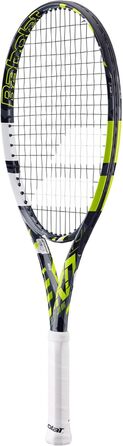 Дитяча тенісна ракетка Babolat Pure Aero Junior 25 S CV 370, сіро-жовта, розмір 0