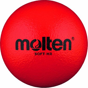 М'яч для софтболу та гандболу Molten Soft-HR, червоний, Ø160 мм