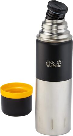 Термос Jack Wolfskin Kolima 1000 мл чорний, для дорослих, унісекс
