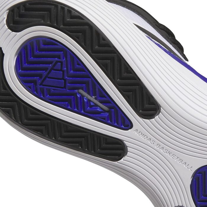 Кросівки Adidas Bounce Legends Low для баскетболу, унісекс, розмір 47 1/3 EU, білий, чорний, блакитний