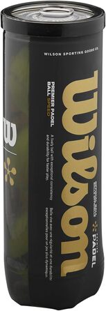 Набір м'ячів для падел-тенісу Wilson Premier, жовті, 1 шт.