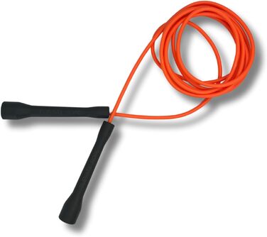 Стрибкове канат для боксерів: професійний спортивний канат Elevate Rope - регульований канат для швидкості - для боксерів та інших видів спорту - для занять в приміщенні та на вулиці - фітнес-канат (Помаранчевий/Чорний)
