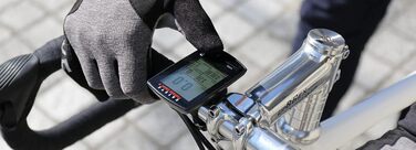 Велокомп’ютер Cateye Padrone Smart+ CC-SC100B, чорний, компактний