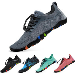 Водні шкарпетки WateLves для плавання, серфінгу та водних видів спорту. Швидка сушка, дихаючі, для жінок та чоловіків, розмір 36-48 EU, сірі та сині кольори.