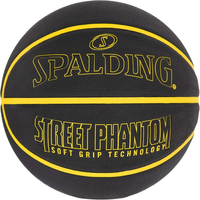 Баскетбольний м’яч Spalding Street Phantom 29.5'', вуличний, чорний