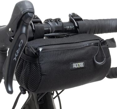 PACK2RIDE Perfecda велосипедний передній кошик із водовідштовхувальної міцної тканини Cordura для шосейних та гравійних велосипедів, коричневий