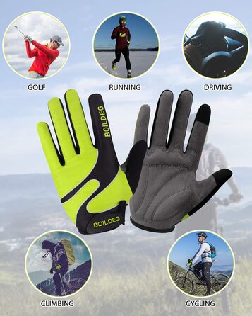 Велосипедні рукавички без пальців для MTB, фітнесу: дихаючі, з антиковзаючим покриттям, амортизуючі, для жінок та чоловіків, розмір M, зелені