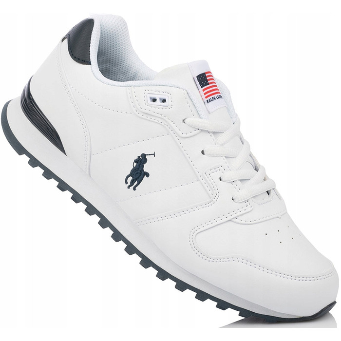 Кросівки Polo Ralph Lauren, екошкіра, білі, розмір 33