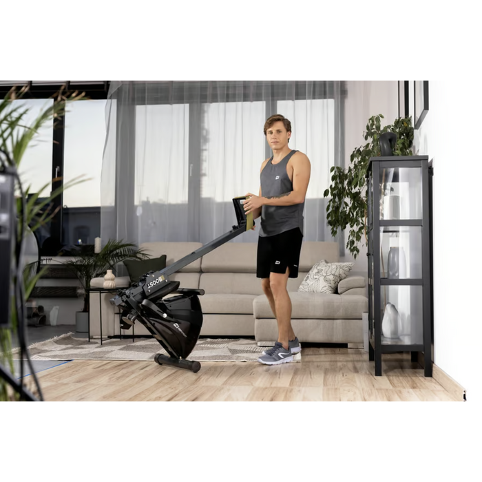 Гребний тренажер Hop-Sport HS-030R Boost золотистий