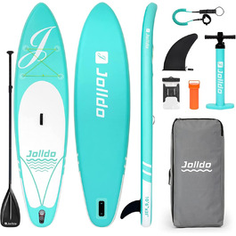 Надувна SUP-дошка Jolldo 320 см м'ятна для серфінгу