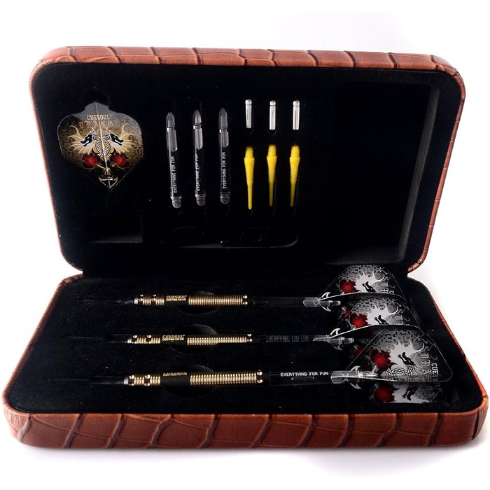 CUESOUL Dragon Deluxe набір м'яких дартсів з кейсом, 16 г