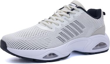 Кросівки для бігу GANNOU чоловічі, спортивні, легкі, дихаючі, з амортизацією, 40-47 (Бежевий, 44 EU)