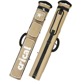 Кейс для більярдних київ CRICAL, 2 x 2 жорсткі кишені для снукеру, з штучної шкіри/оксфордської тканини, жовтий