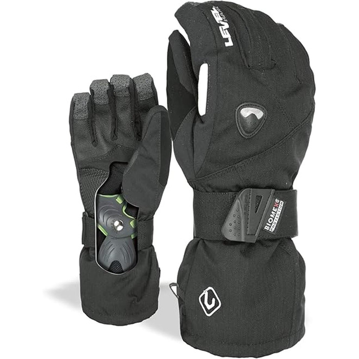 Чоловічі рукавички Level Fly 3XL, чорні, зимові, для спорту