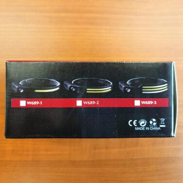 Фронтальний ліхтар GSY LED акумуляторний, 2 COB LED, 1000 люмен, датчик, водонепроникний, 230° світловий потік, 2COB-LED, 1 шт.