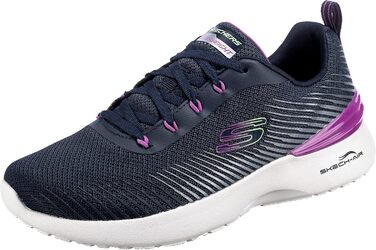 Кросівки Skechers Skech-air Dynamight Winly для чоловіків (35.5 EU, сітчасте синє полотно з фіолетовою окантовкою)