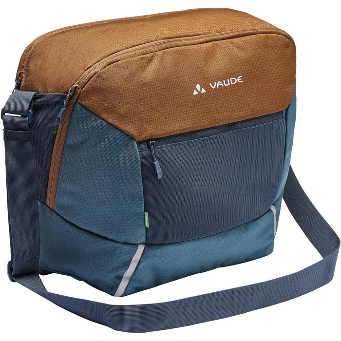Сумка-месенджер VAUDE Cycle Messenger L для велосипеда, 20 л, з дощовиком, універсальний розмір, Baltic Sea/Umbra