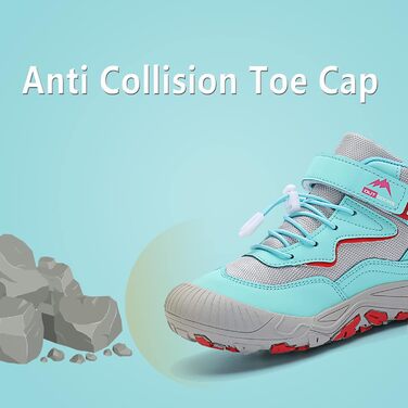 Дитячі трекінгові черевики FLIOZY - легкі, неслизькі, дихаючі, для дівчаток та хлопчиків (29 EU, блакитний)