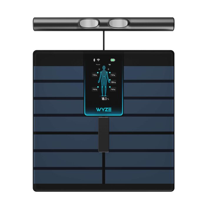 Ваги Wyze Scale Ultra BodyScan Чорні - аналіз складу тіла, Bluetooth